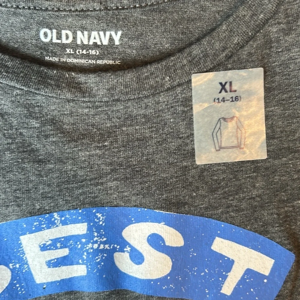 Old Navy Long Sleeve Tee with Colorful Graphic Design
